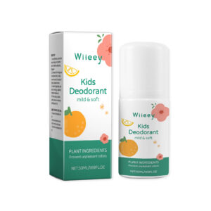 Wiieey Vanilla Citrus Kids Roll-On Fragrance Deodorant - Gentle Fresh Scent