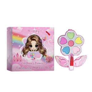 Wiieey Kids Makeup Gift Set - Play & Learn Eyeshadow and Lip Gloss