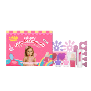 Wiieey Children's Makeup Gift Box for Girls: Lipstick, Eyeshadow, Nail Polish