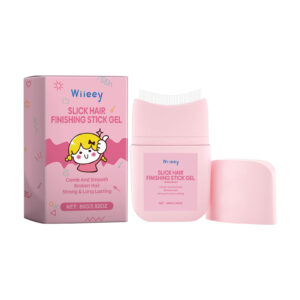Wiieey Kids Hair Styling Cream Brush - Nourishing Shine for Damaged Hair & Bangs