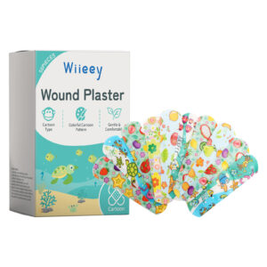Wiieey Kids Waterproof Band-Aids - Cute Cartoon Breathable Bandages