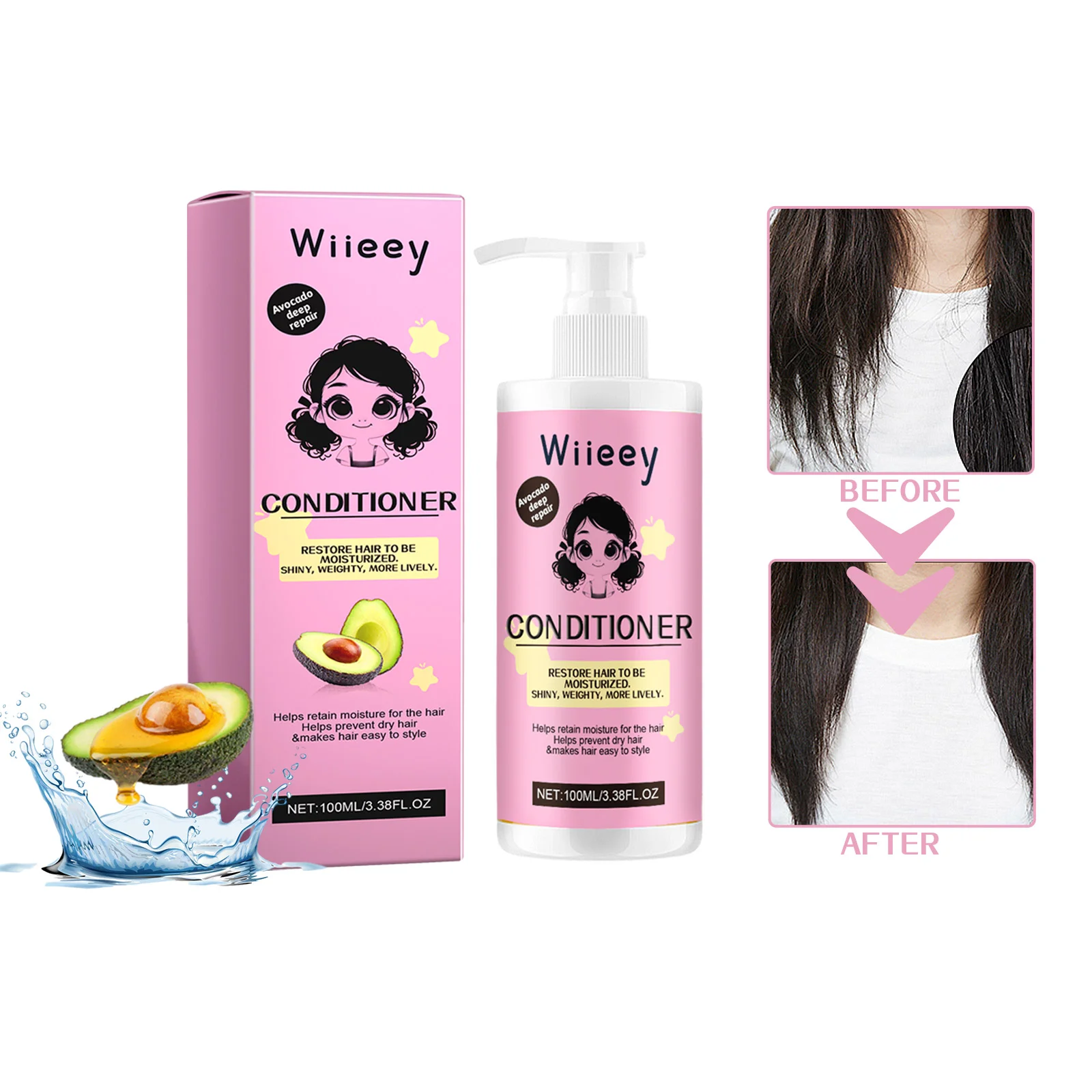 wiieey avocado moisturizing conditioner WI HX 023 328