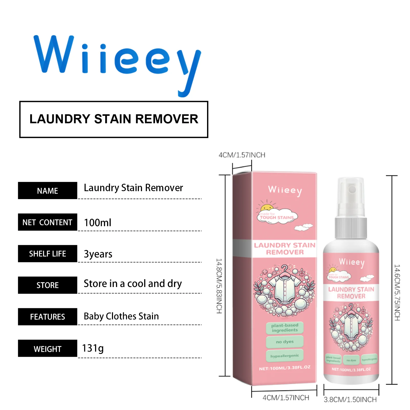 wiieey baby clothes detergent WI HX 047 649