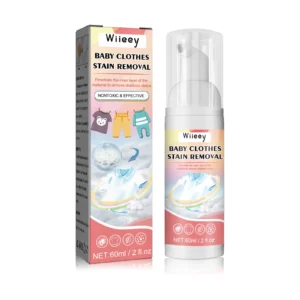 Wiieey Baby Clothes Stain Remover Mousse - Gentle Fragrant Laundry Cleaner
