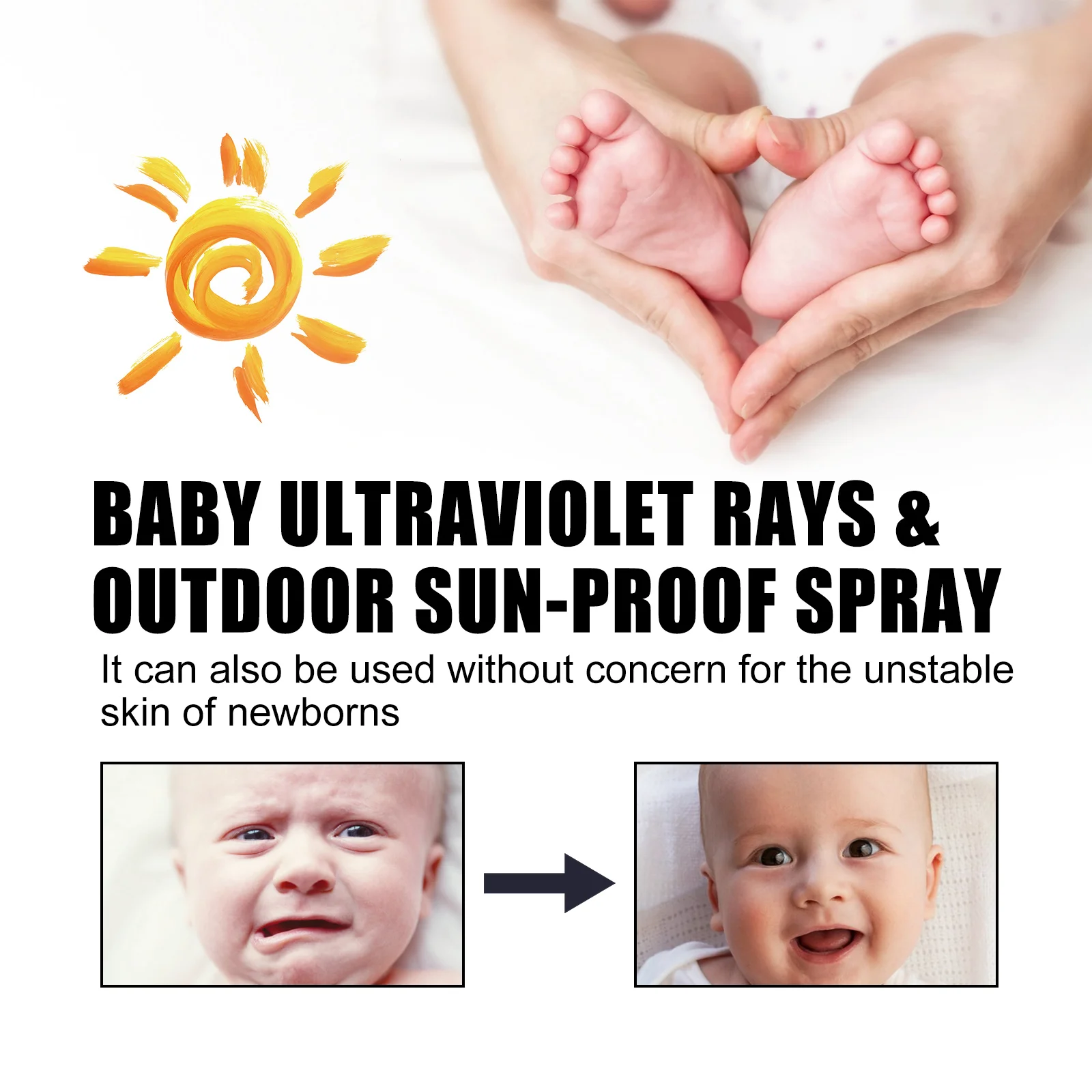 wiieey baby uv outdoor sunproof spray WI HX 039 556