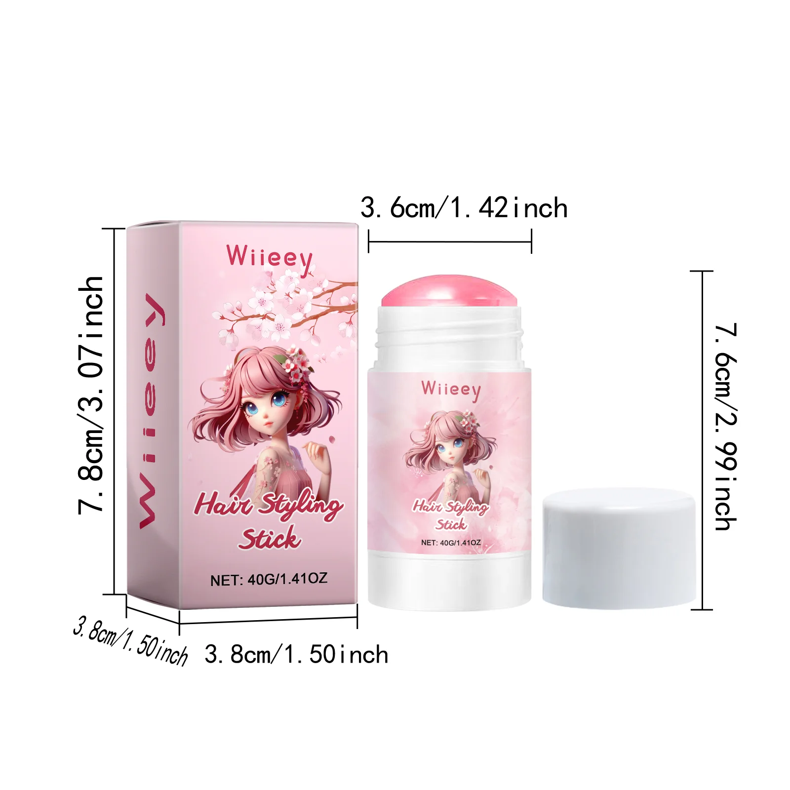 wiieey cherry blossom hair stick WI HX 029 409