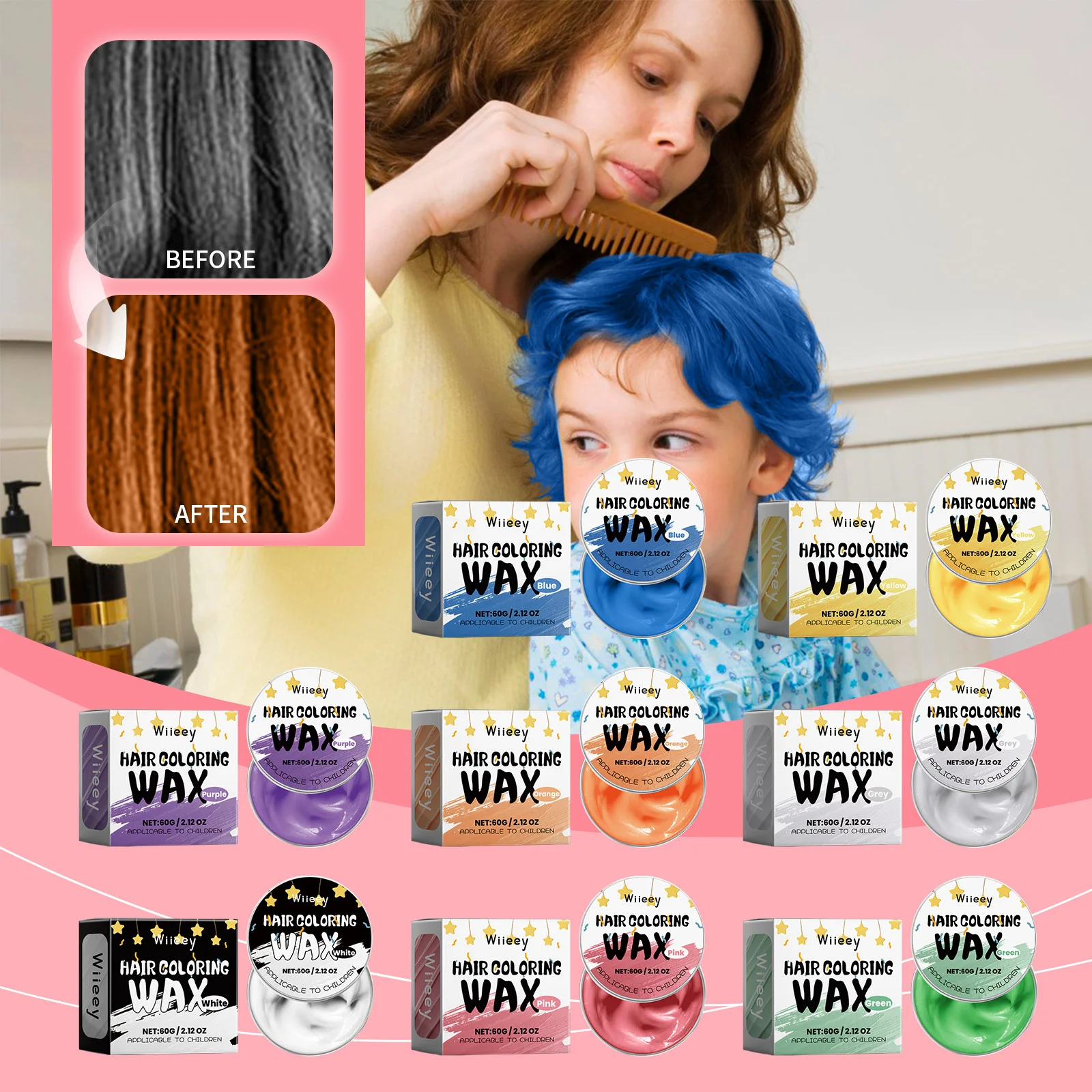 wiieey children color hair balm WI HX 009 132