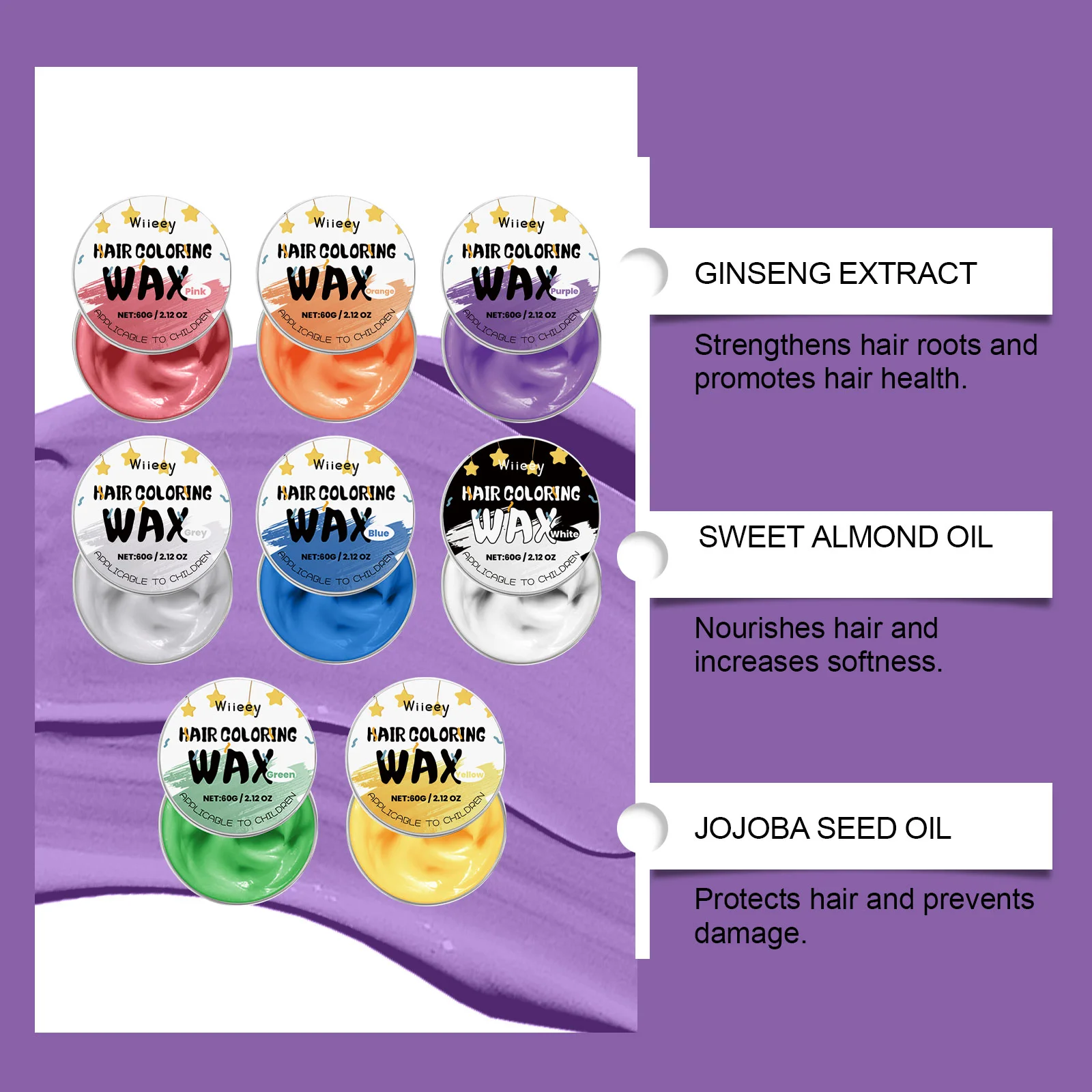 wiieey children color hair balm WI HX 009 135