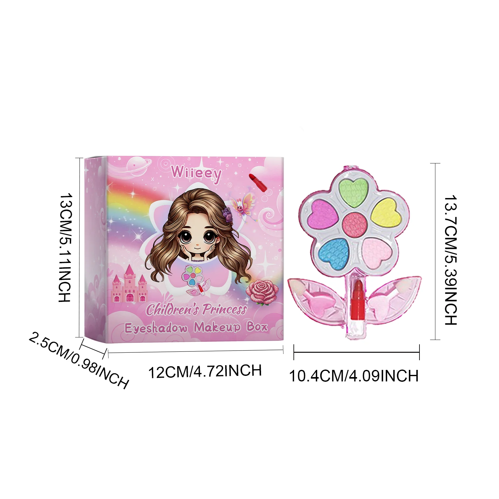 wiieey children eyeshadow makeup box WI HX 049 686