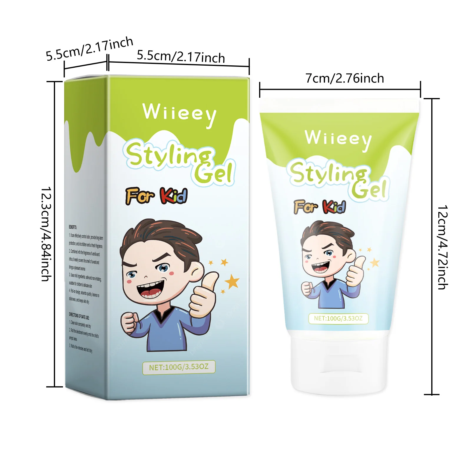 wiieey children hair gel styling wax WI HX 052 730