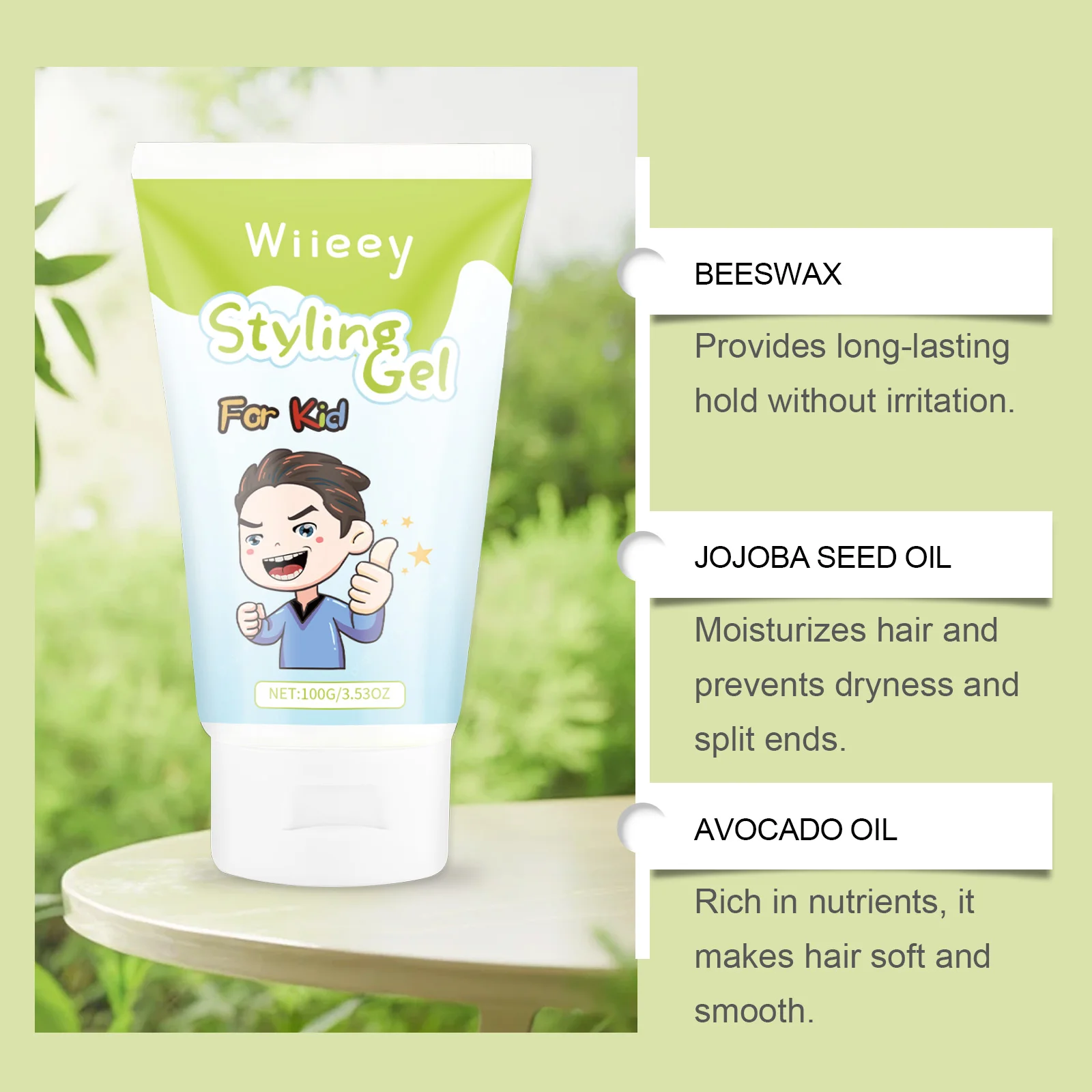 wiieey children hair gel styling wax WI HX 052 732