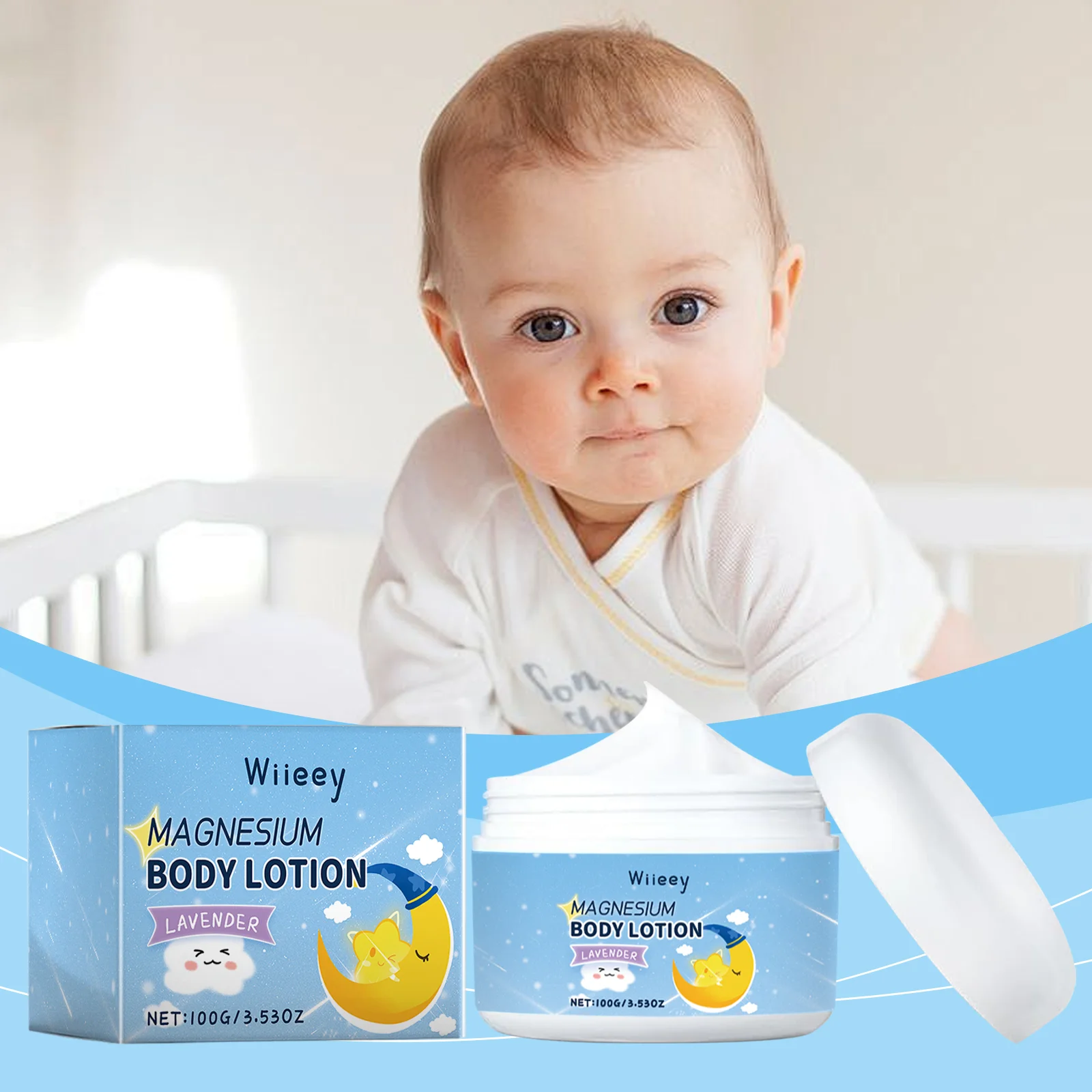 wiieey children magnesium body cream WI HX 054 755