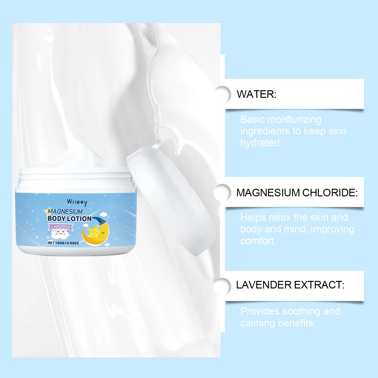wiieey children magnesium body cream WI HX 054 756