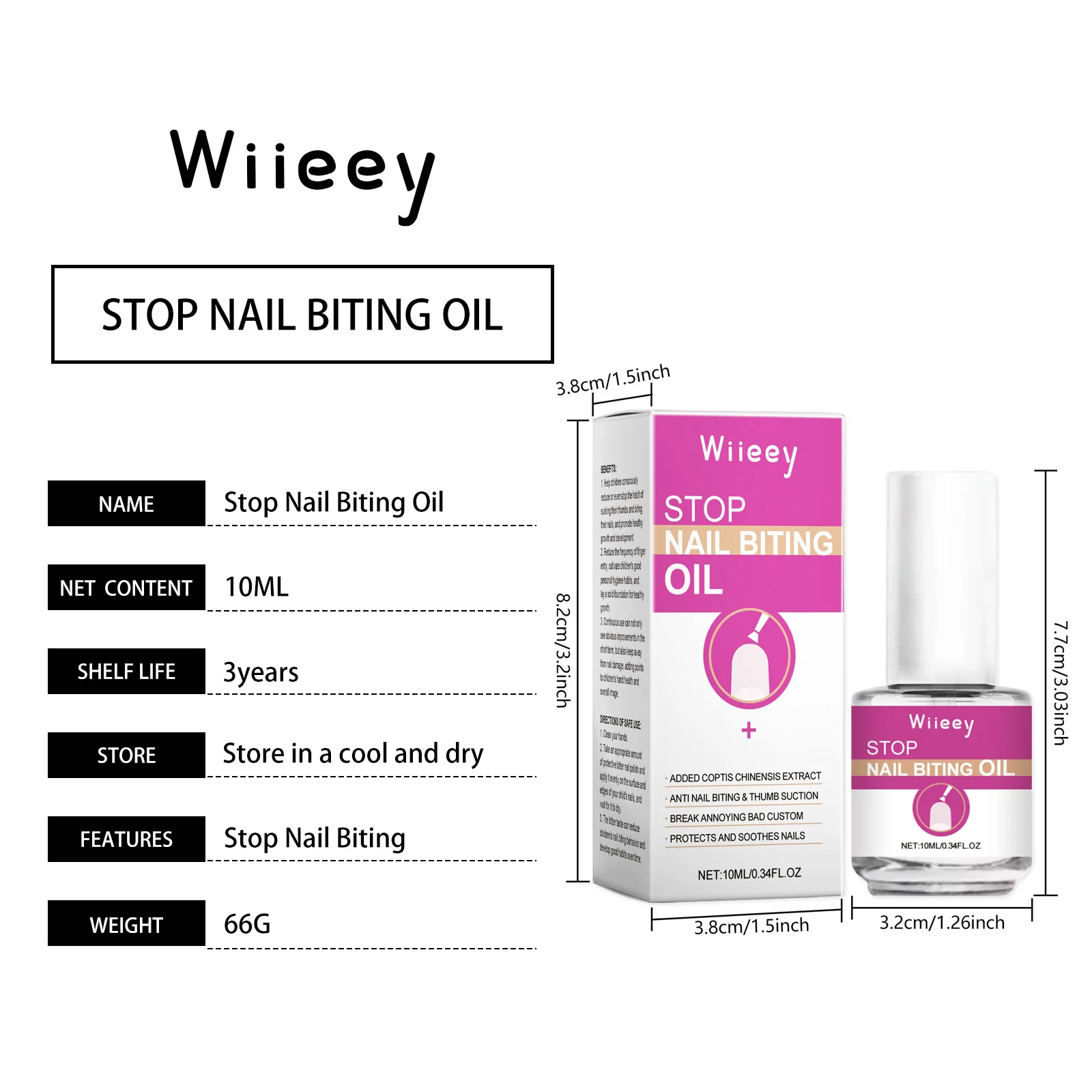 wiieey children protection bitter nail lotion WI HX 041 581