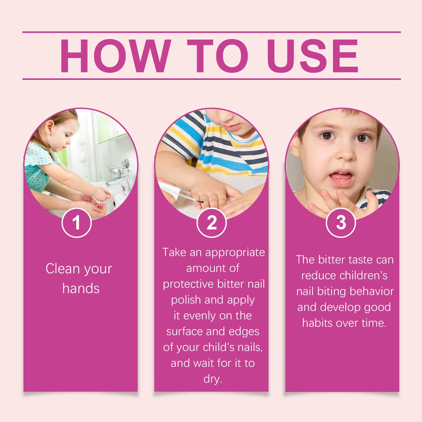 wiieey children protection bitter nail lotion WI HX 041 584