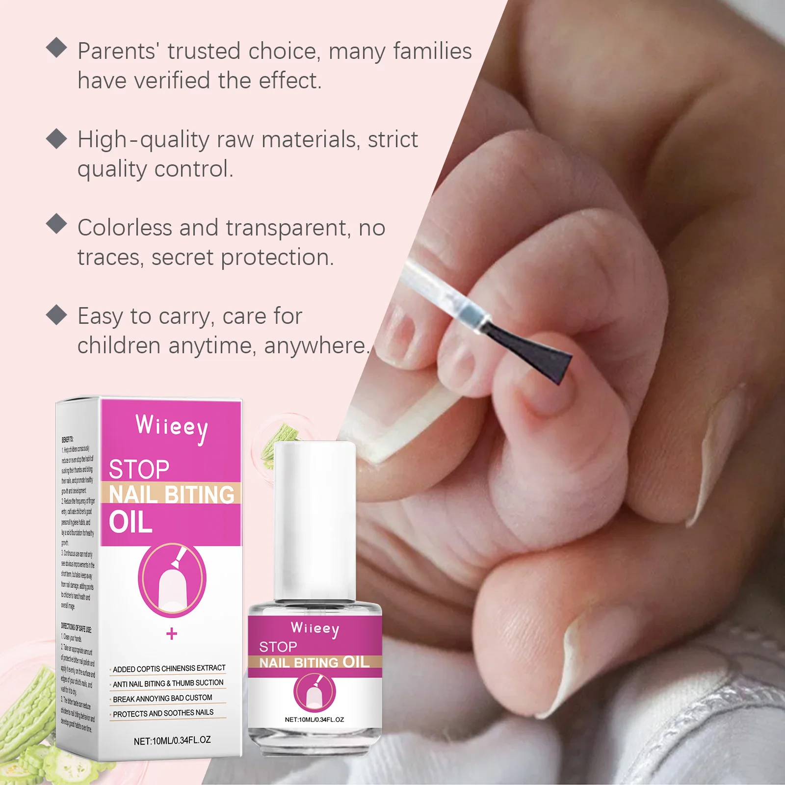 wiieey children protection bitter nail lotion WI HX 041 587