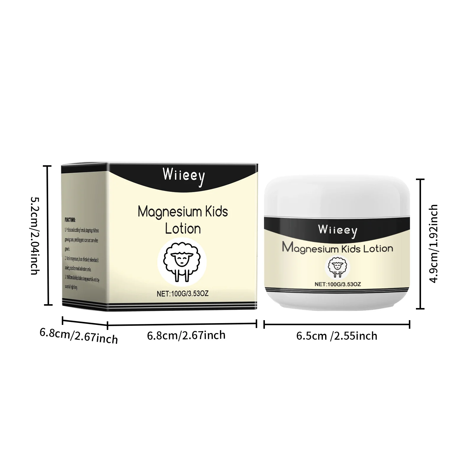 wiieey children sleep magnesium cream WI HX 016 222