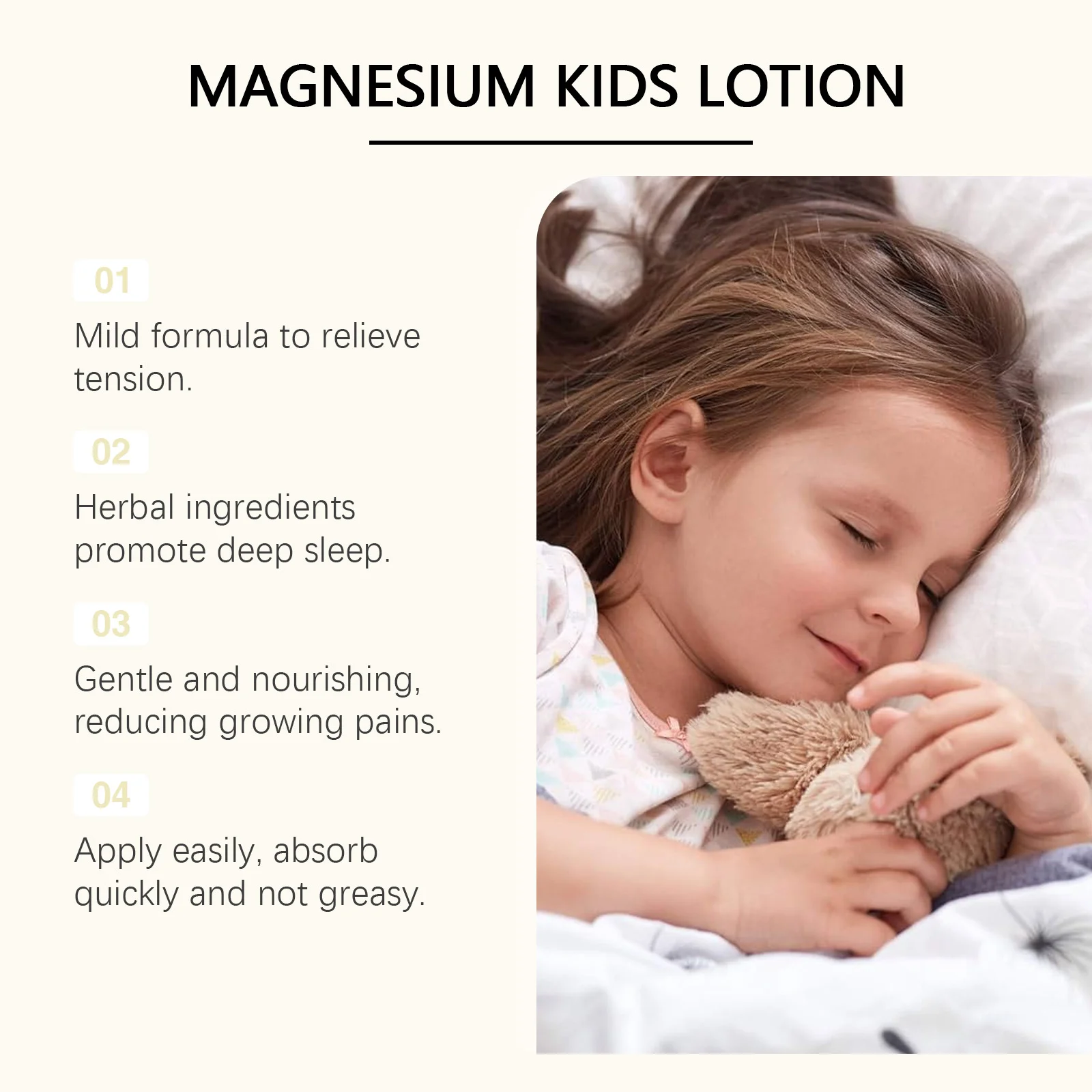 wiieey children sleep magnesium cream WI HX 016 228