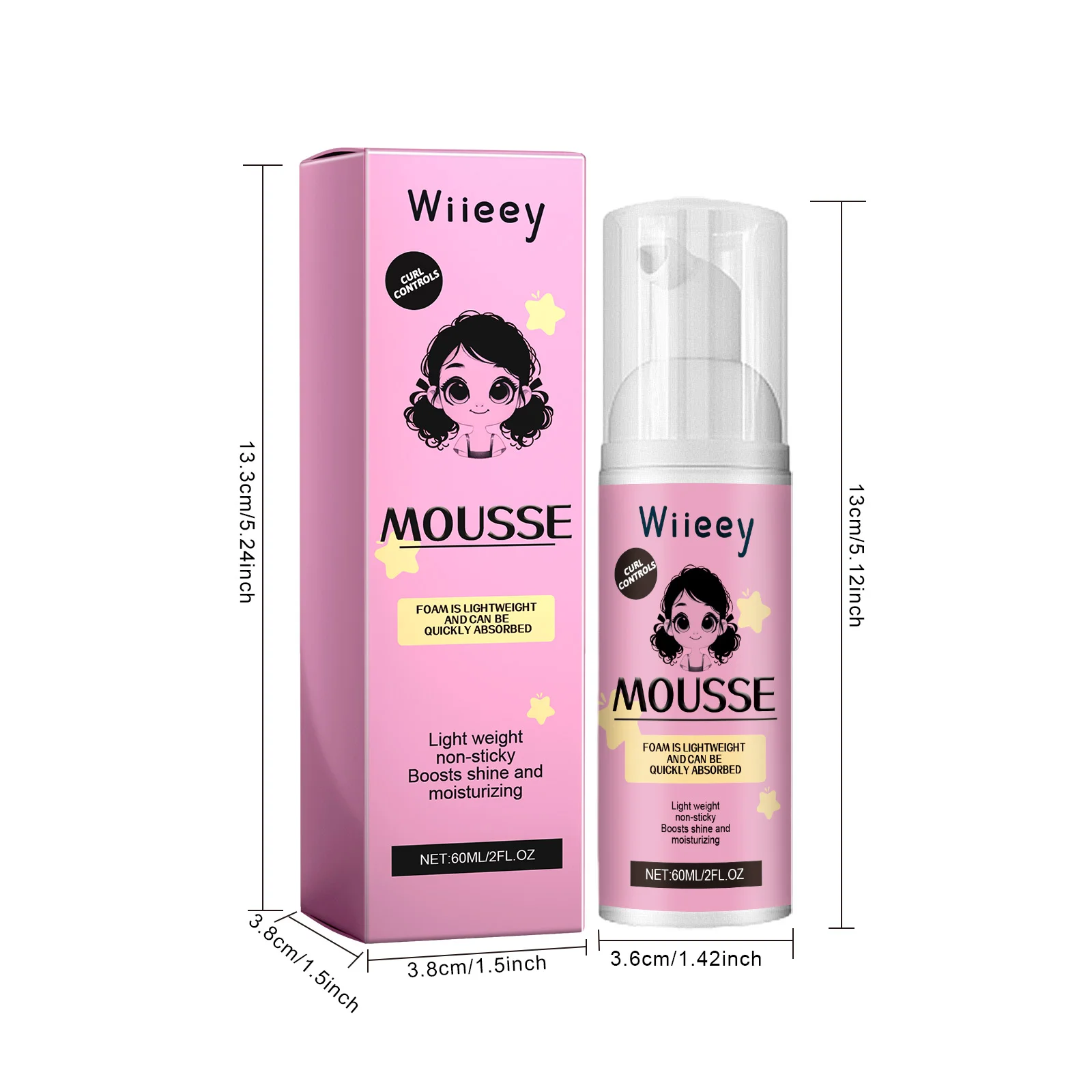 wiieey curl control mousse WI HX 026 370