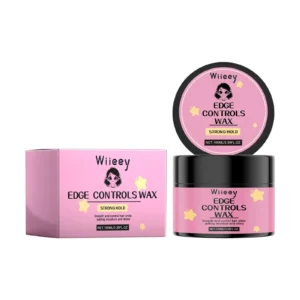 Wiieey Edge Control Wax - Smooth Frizz, Long Lasting Hold for Damaged Hair