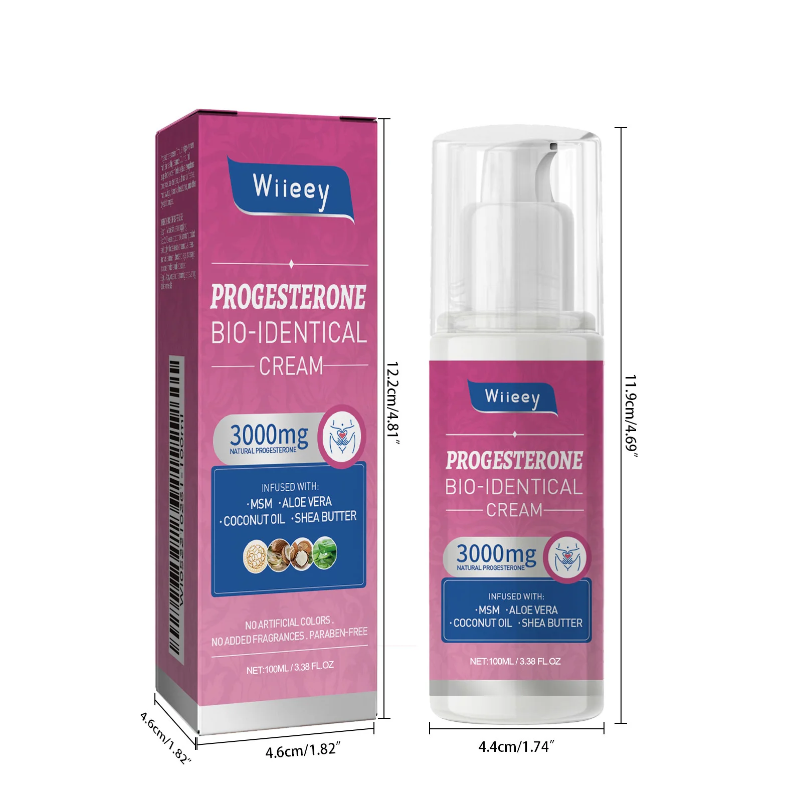 wiieey menopause progesterone cream WI HX 055 766