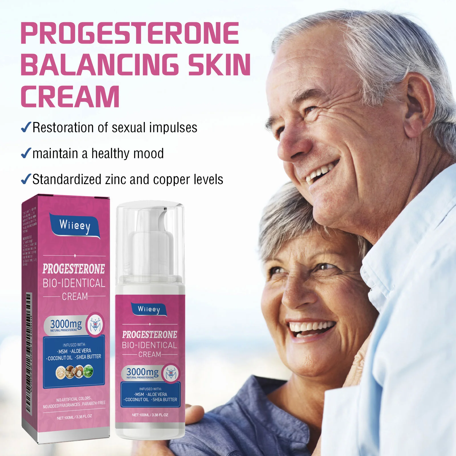 wiieey menopause progesterone cream WI HX 055 770