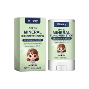 Wiieey Mineral Sunscreen Stick for Children - Beach & Outdoor Protection