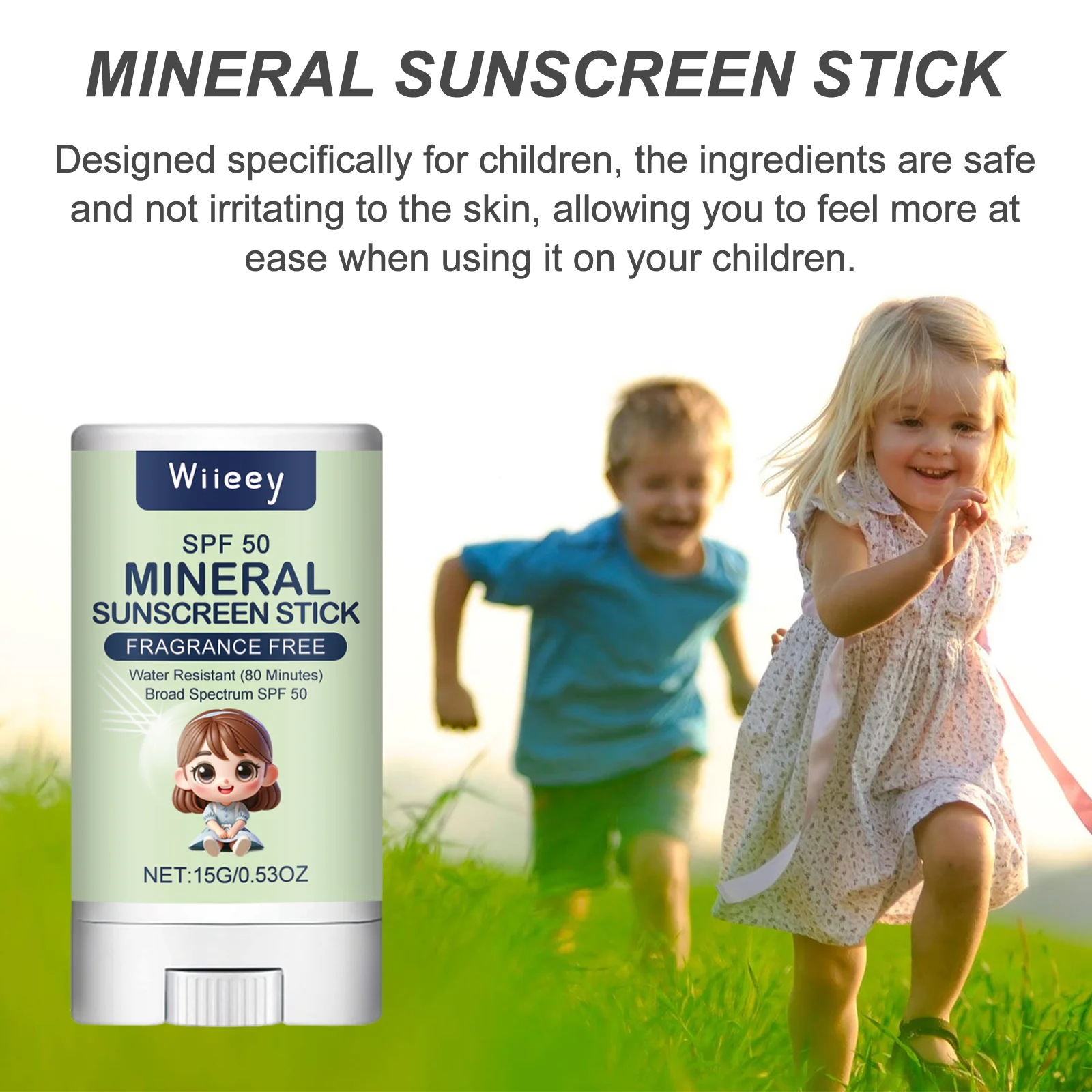 wiieey mineral sunscreen stick children WI HX 030 426