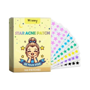 Wiieey Stars Acne Patches - Clear Cartoon Pimple Patches for Face
