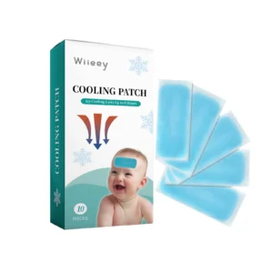 Wiieey Cooling Ice Patch - Portable Compress for Forehead, Neck & Armpits