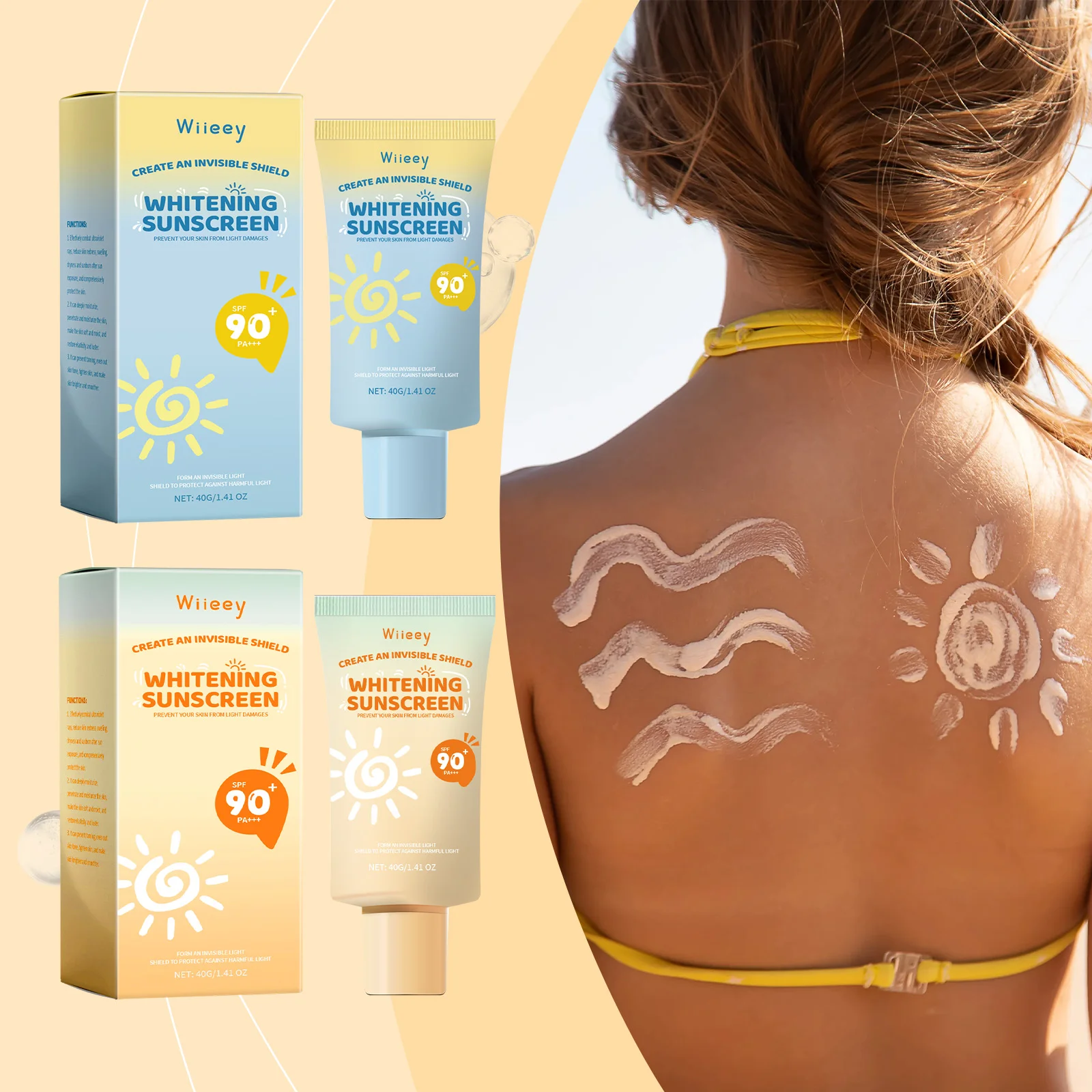 wiieey whitening sunscreen cream WI HX 002 21