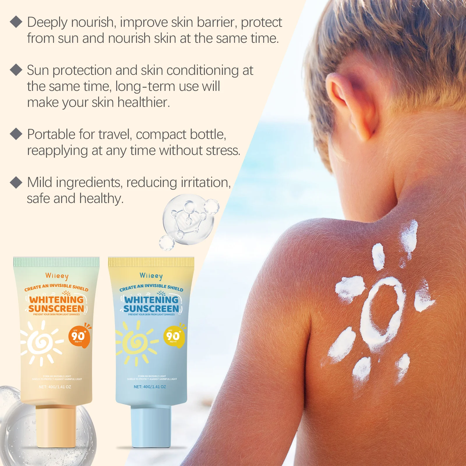 wiieey whitening sunscreen cream WI HX 002 27