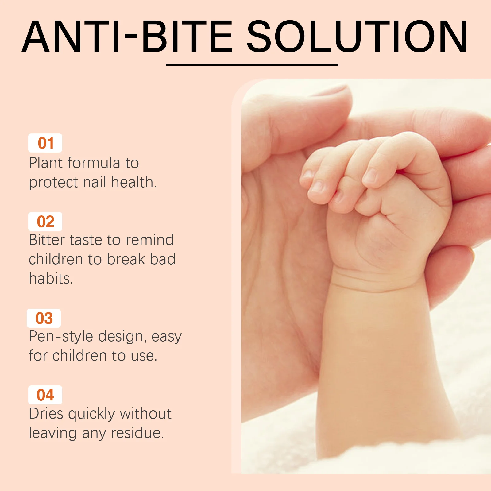 wiieey anti nail biting bitter pen children WI HX 084 1101