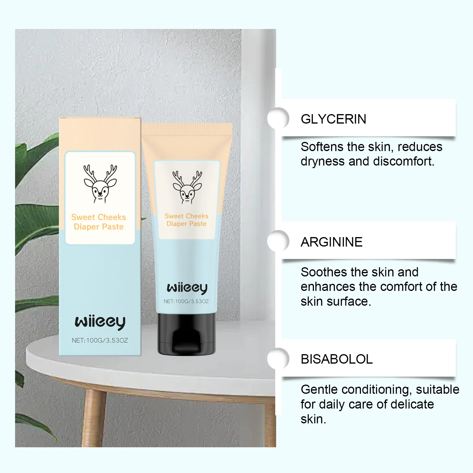 wiieey children buttocks protection cream WI HX 087 1136