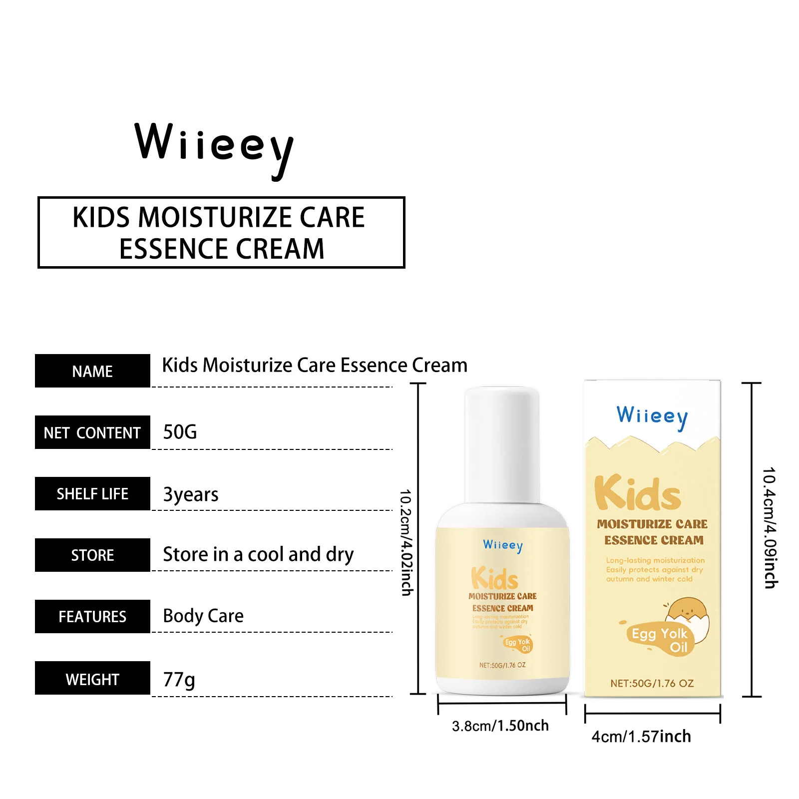 wiieey children moisturizing care cream WI HX 062 841