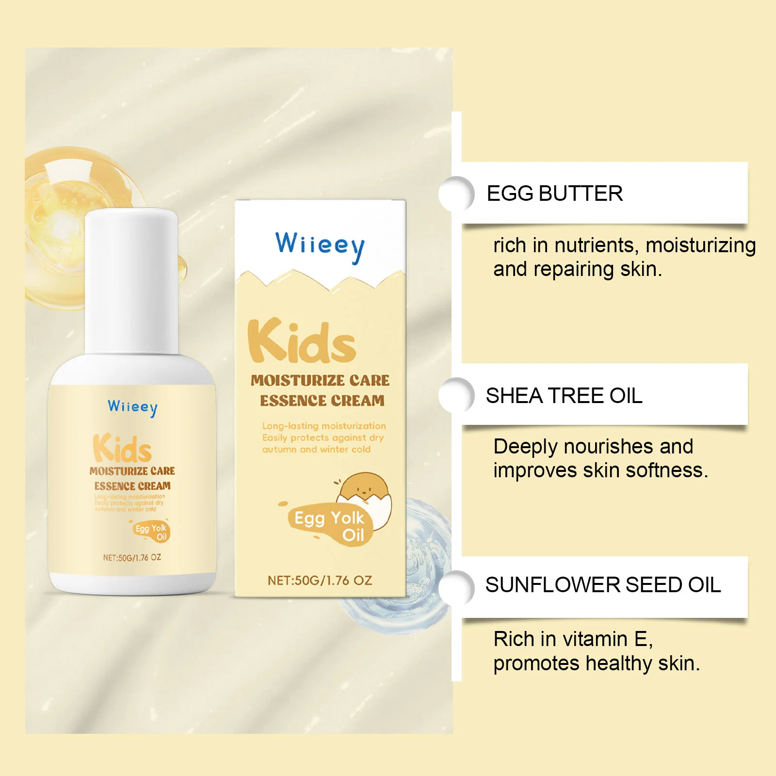 wiieey children moisturizing care cream WI HX 062 843