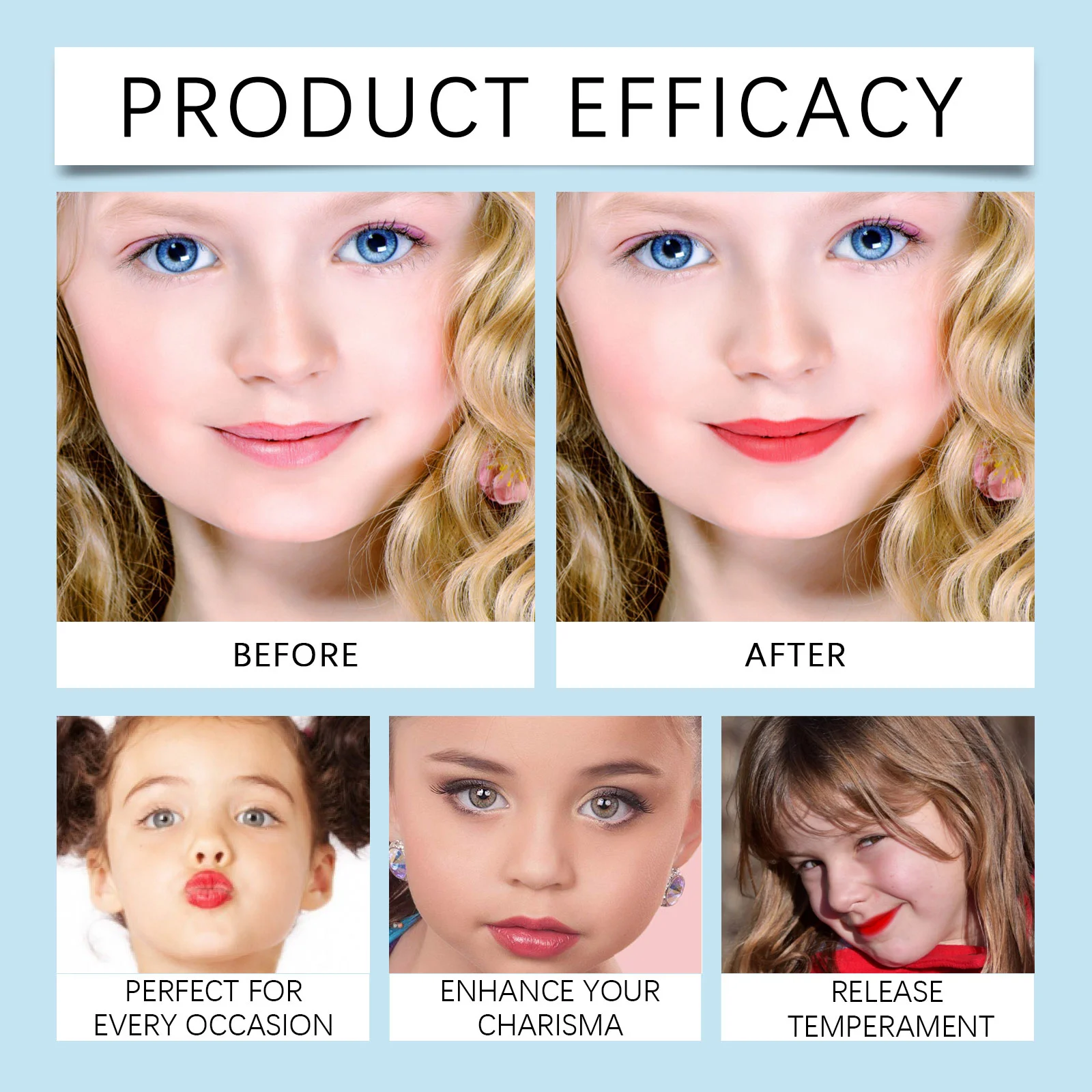 wiieey children moisturizing color lip glaze set WI HX 064 870