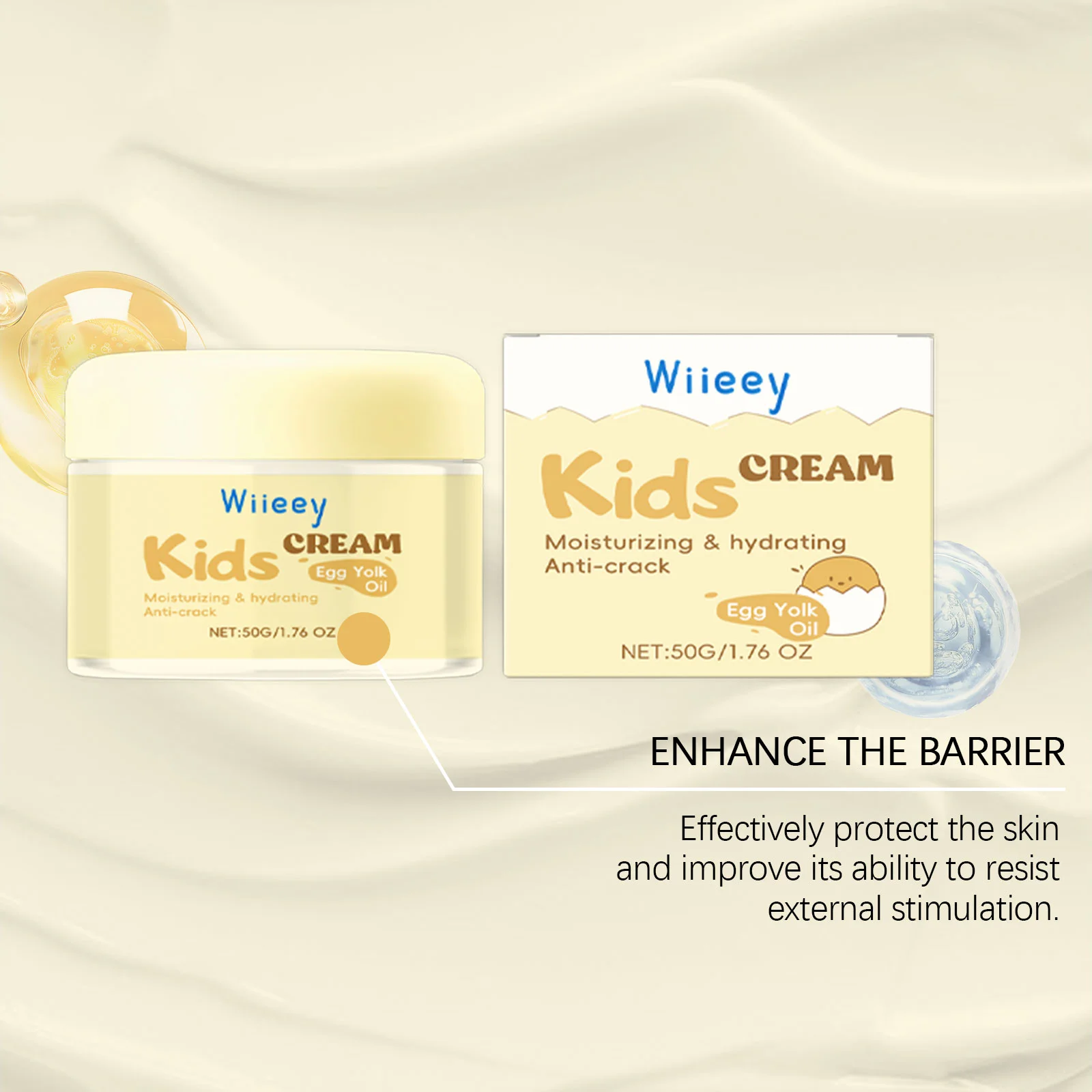 wiieey children moisturizing facial cream WI HX 063 856