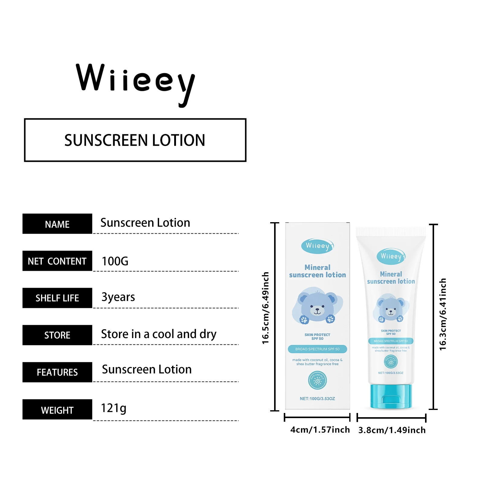 wiieey children moisturizing protective cream WI HX 076 989