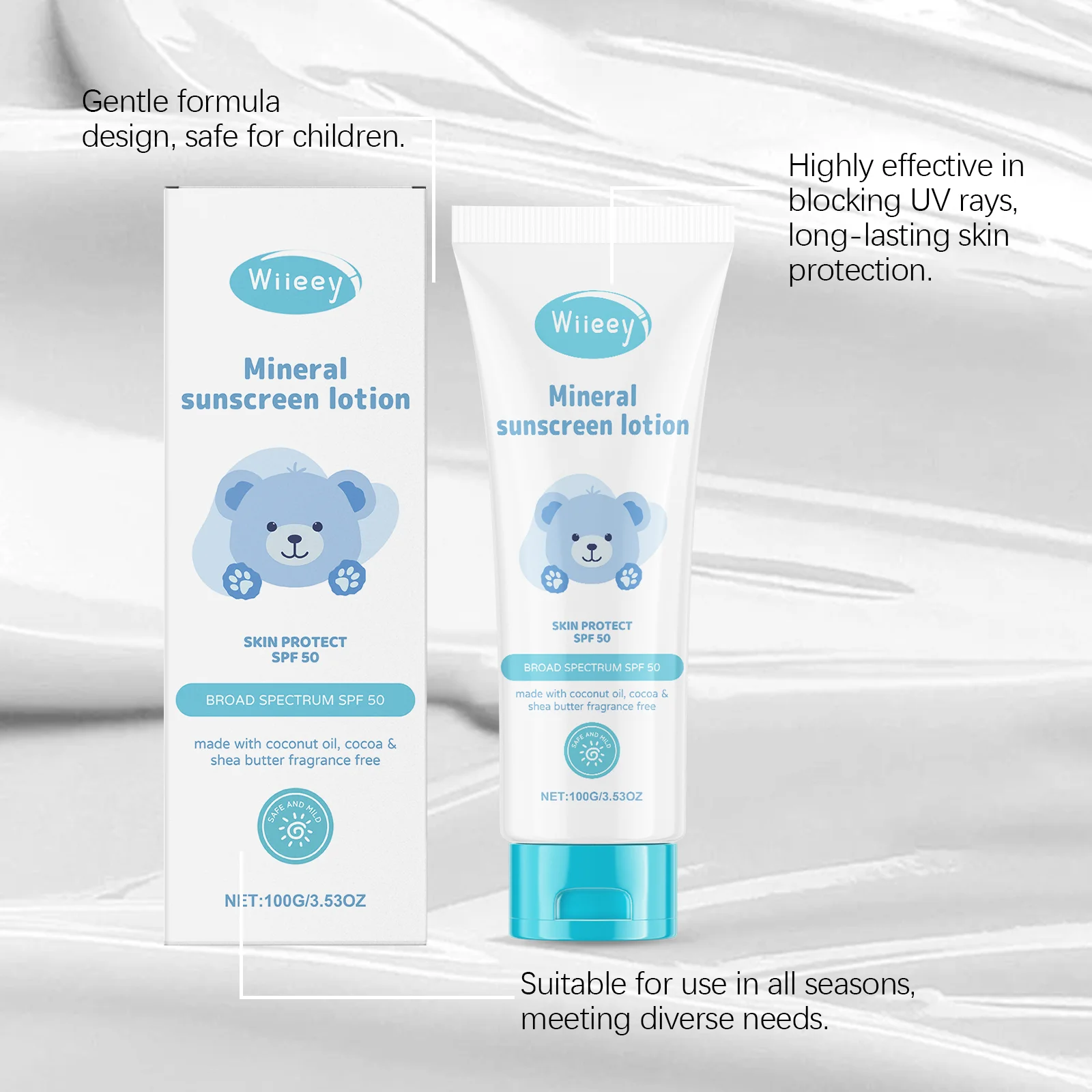 wiieey children moisturizing protective cream WI HX 076 991