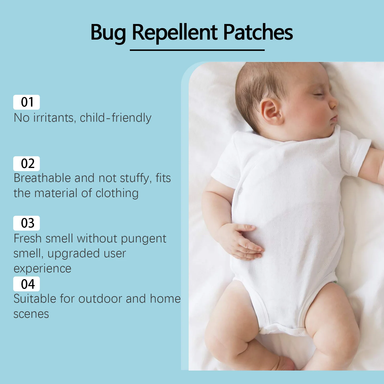 wiieey children mosquito repellent patches WI HX 090 1171