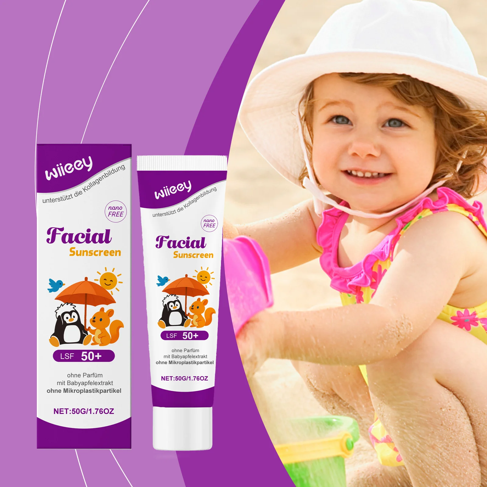 wiieey children summer facial protective cream WI HX 097 1250