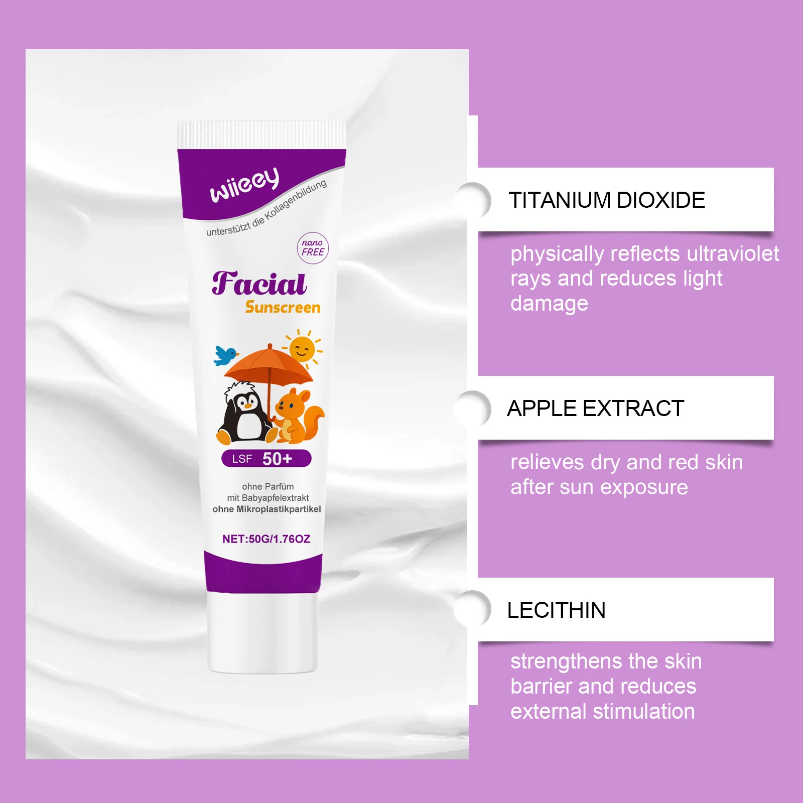 wiieey children summer facial protective cream WI HX 097 1253