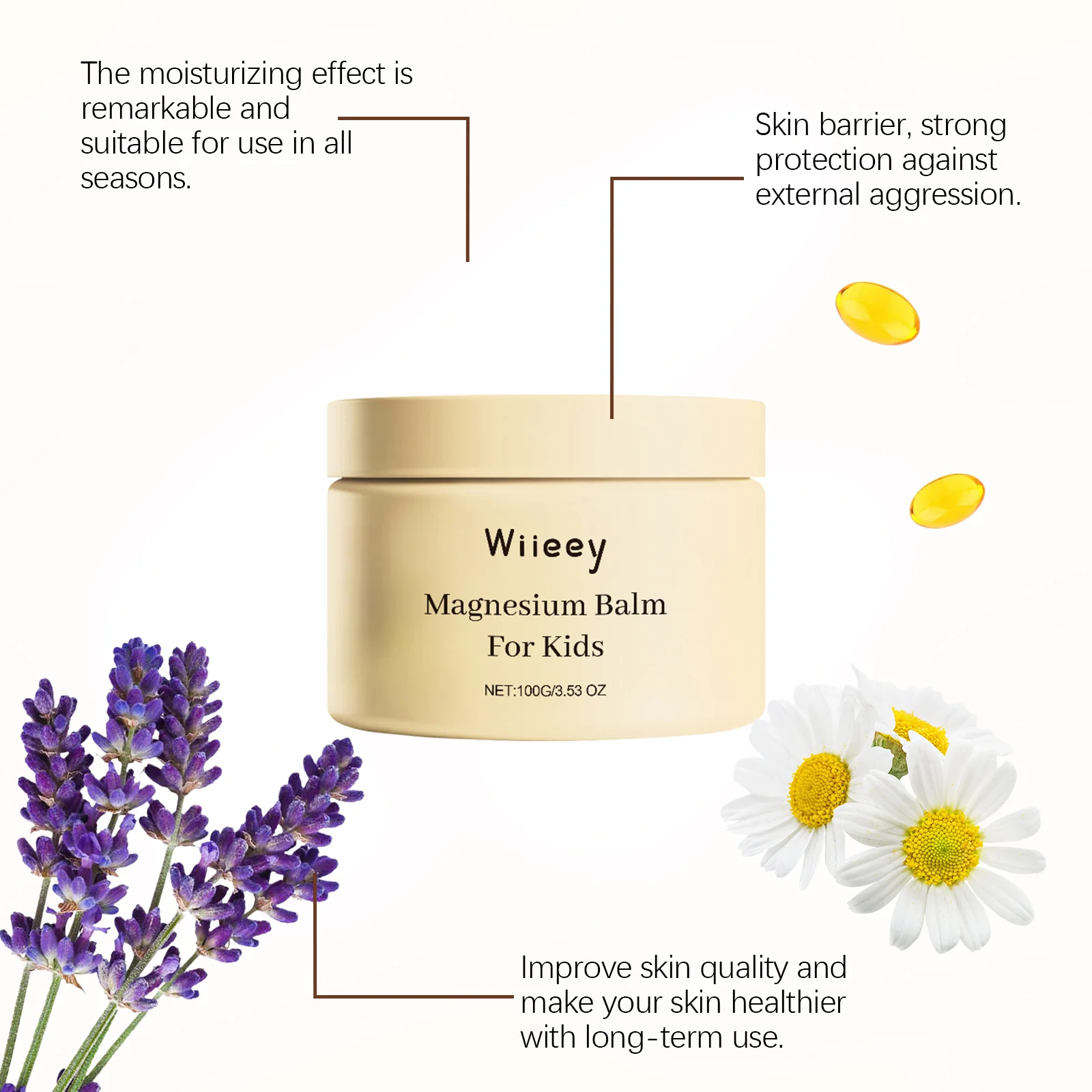 wiieey kids magnesium bedtime soothing cream WI HX 065 880
