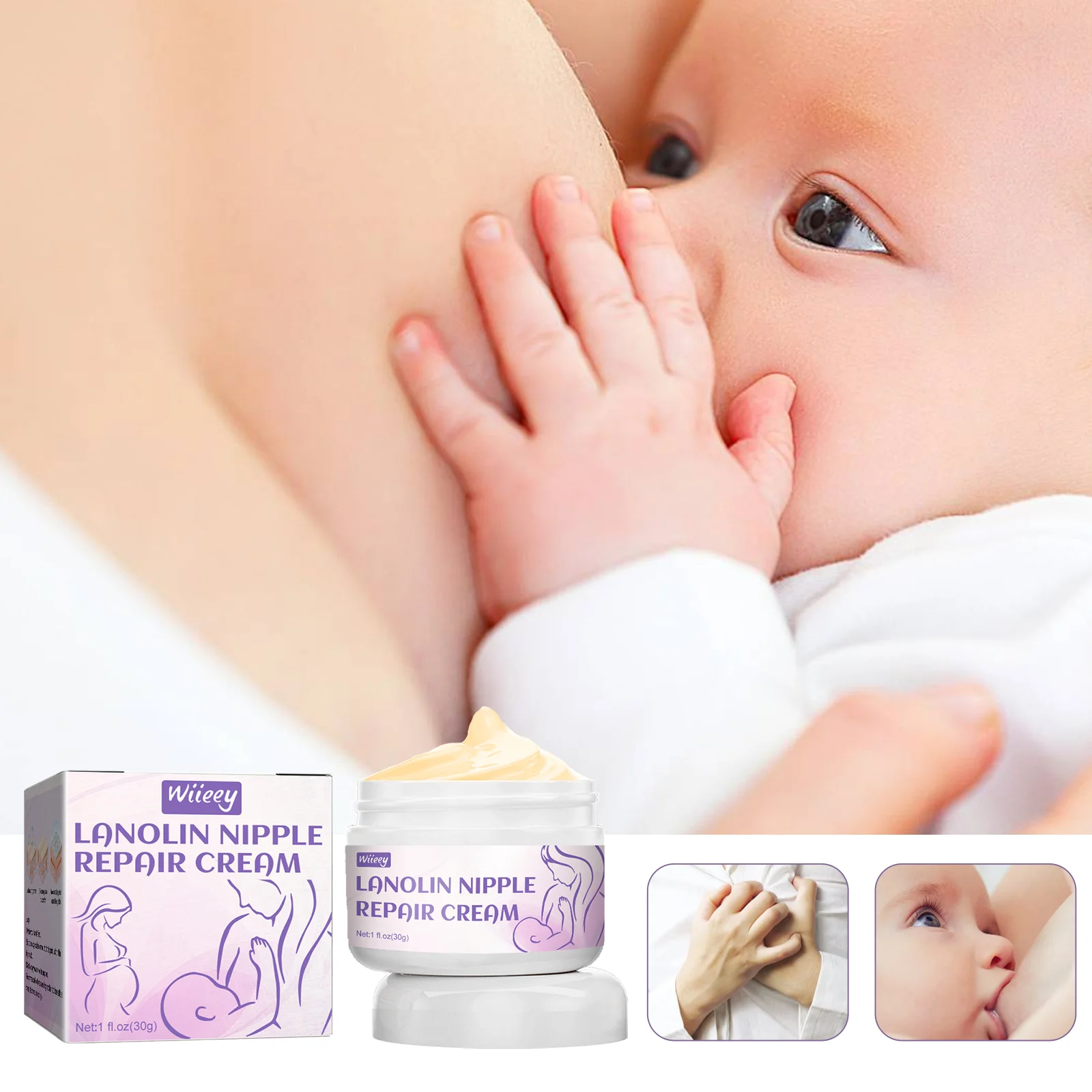 wiieey lanolin chest care cream WI HX 082 1071