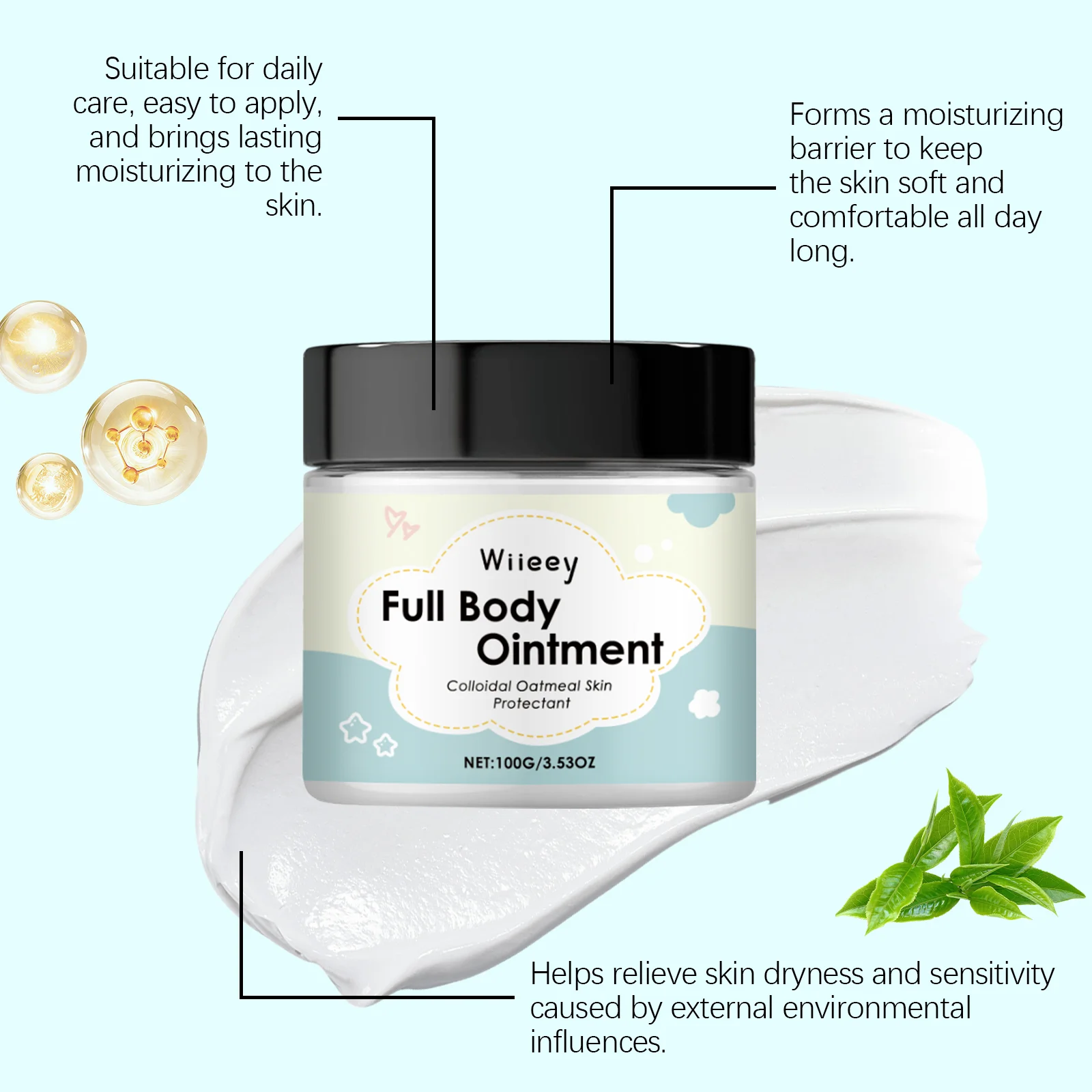wiieey moisturizing baby body cream WI HX 074 964