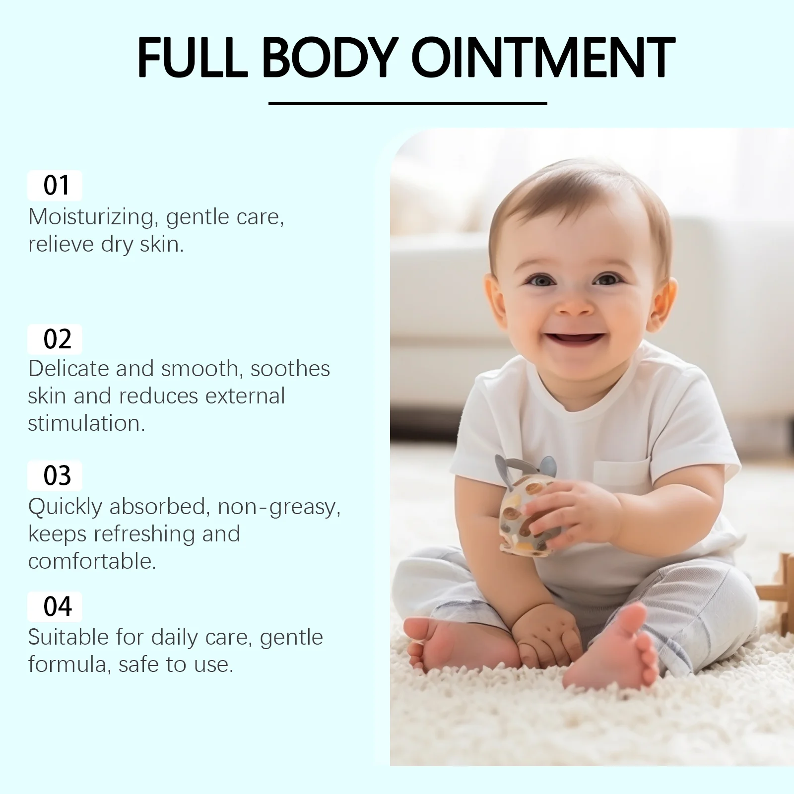 wiieey moisturizing baby body cream WI HX 074 966