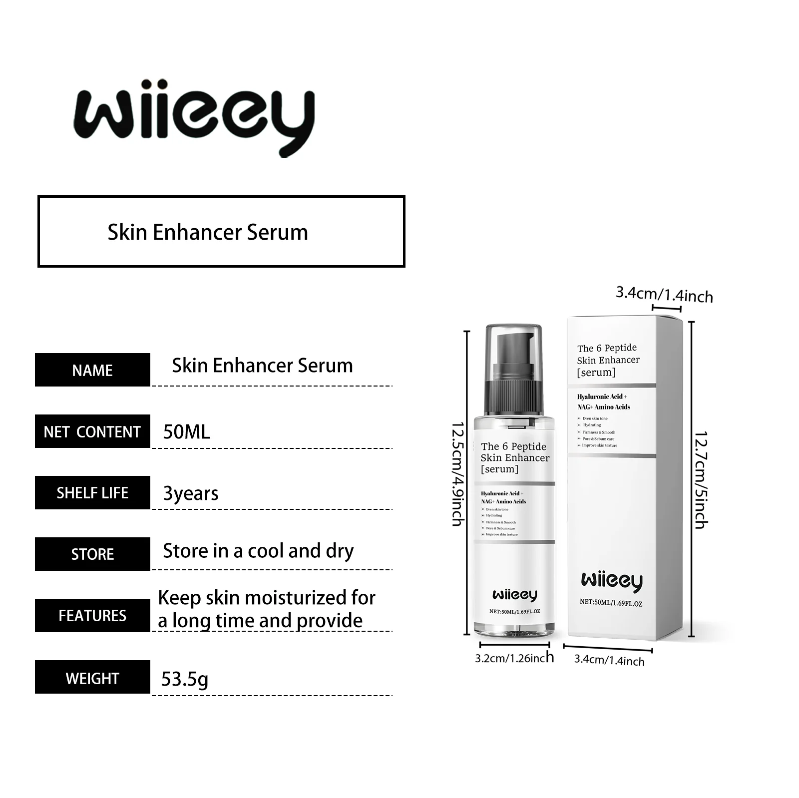 wiieey moisturizing elastic care essence WI HX 100 1286