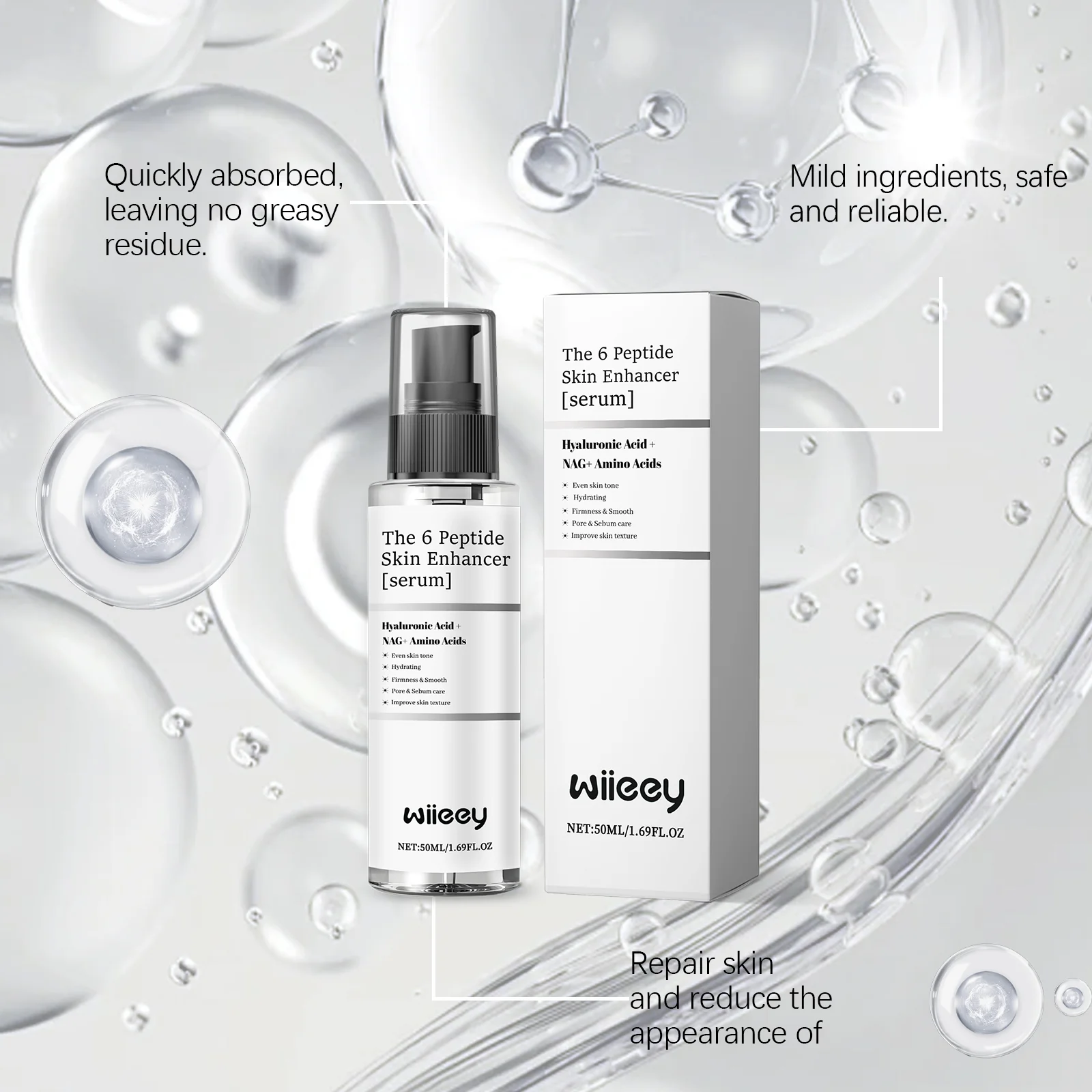 wiieey moisturizing elastic care essence WI HX 100 1289